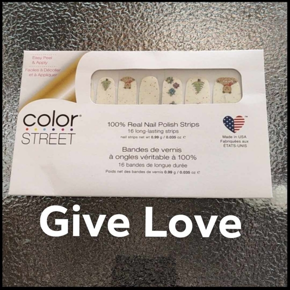 Color Street - Give Love - Retired Nail Polish Strips - NWT